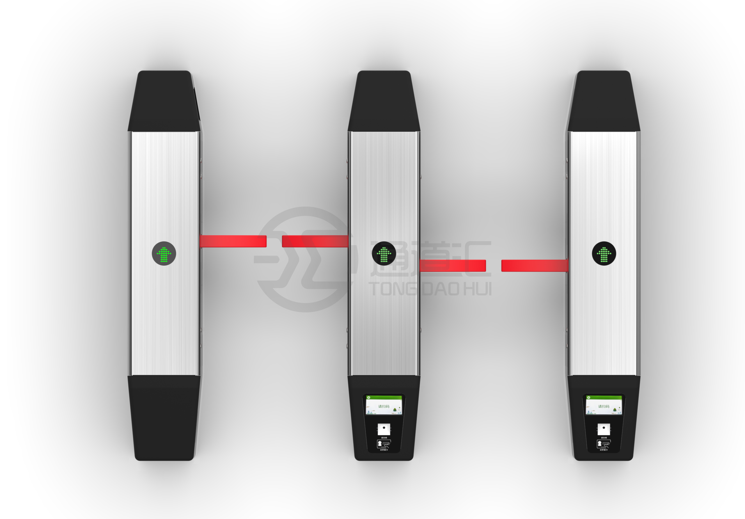 豪华票务翼闸TDH-Y312L-俯视图